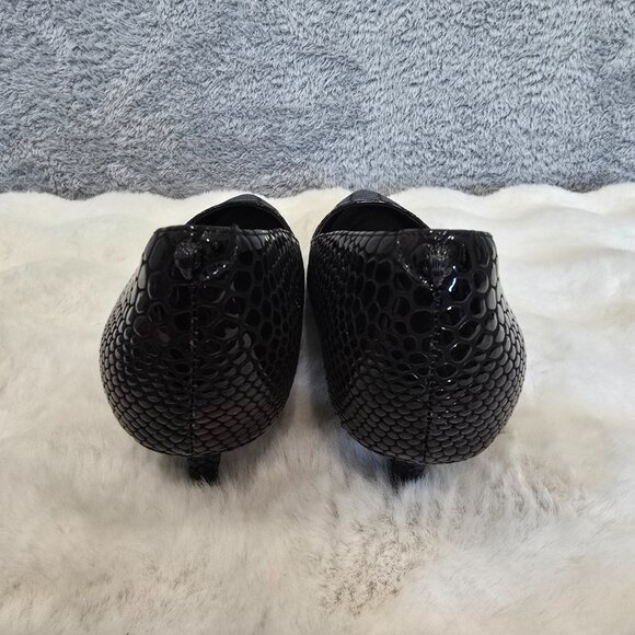 Kurt Geiger London Kensington Flexi 45 Snake Print Leather Dress Pumps Size 40.5 - Picture 4 of 10